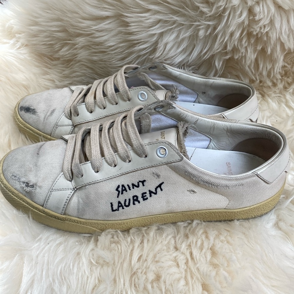 Saint Laurent Canvas Sneakers
